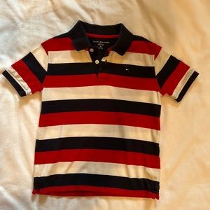 Tommy Hilfiger Classic red white and blue polo shirt for boys